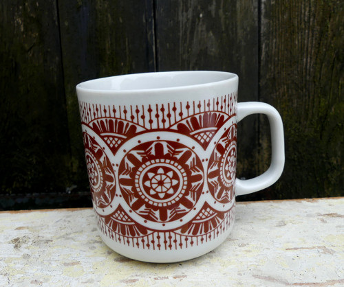Kaleidoskop...retro porcelánový hrnek