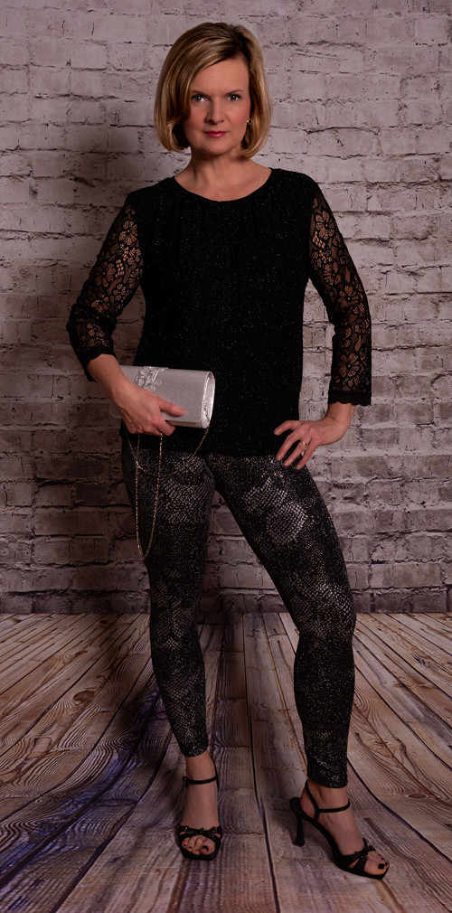 Halenka - Black lace - Vel. 38/40