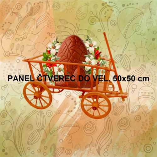 Bavlněný panel 10x10 cm - skladem — foto 1