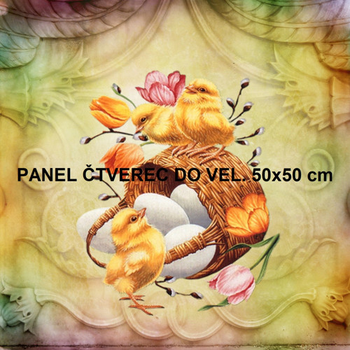 Bavlněný panel 10x10 cm - skladem — foto 1