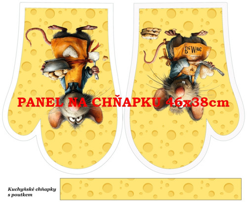Bavlněný panel na chňapku - skladem — foto 1