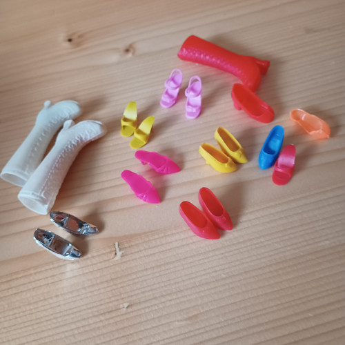 Botičky pro Barbie 7 párů