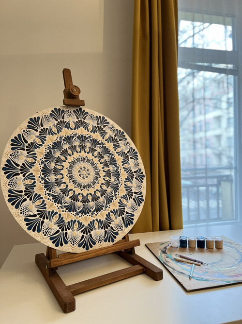Mandala Písek a Oceán, průměr 60 cm