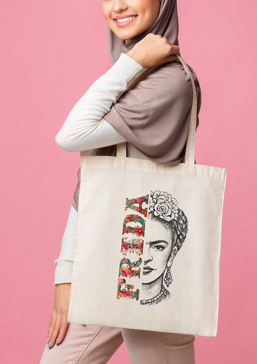 PEVNÁ plátěná taška "FRIDA"