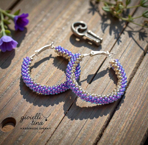 Náušnice Vesmírná Spirala — foto 1