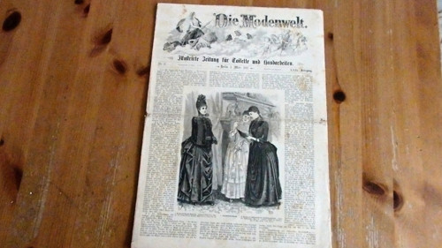 Die Modenwelt 1. März 1887 střihy 660 Kč sleva 30