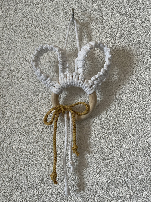Macramé velikonoční zajíček