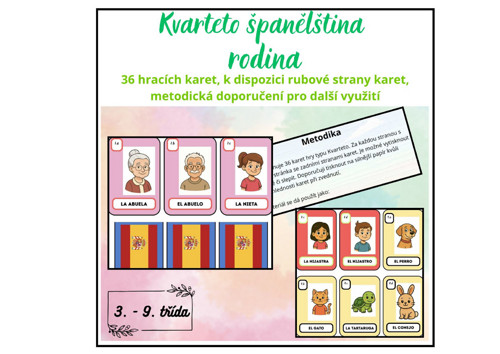 Španělština: kvarteto - rodina