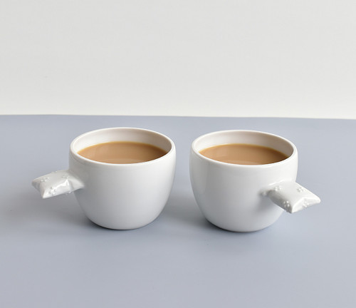 Porcelánové hrnky Snídaně do postele (set 2ks)