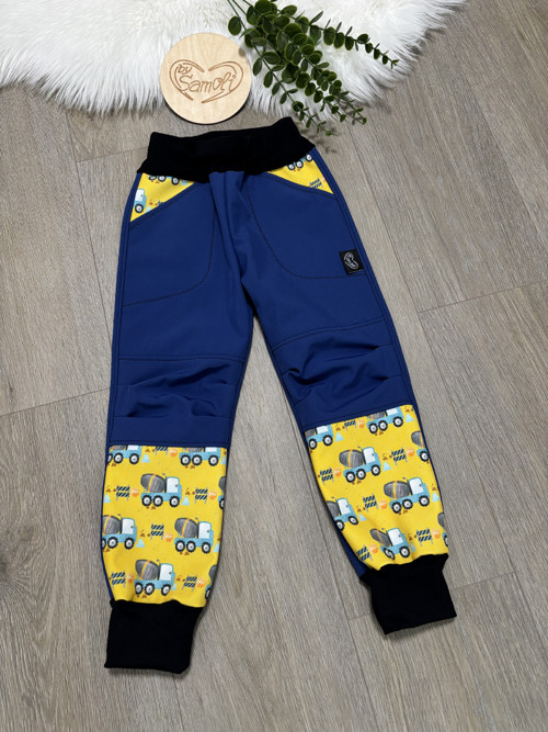Softshellové kalhoty Comfort - flees, vel. 98/104
