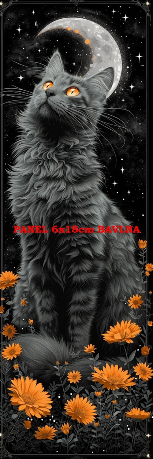 Bavlněný panel 6x18 cm - skladem