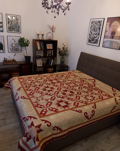 ...Red Sampler no.1 quilt ...