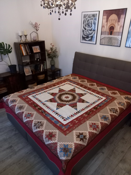 ... Lone Star quilt ...
