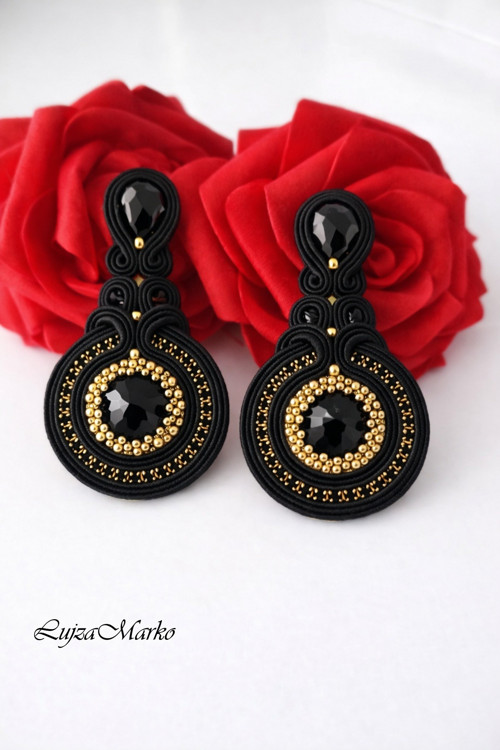 Jelena soutache / sutaš náušnice