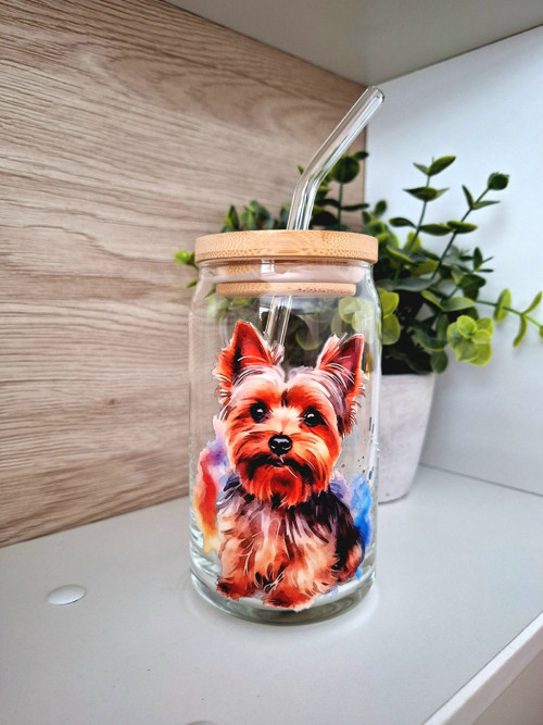 Sklenička jorkšírský teriér