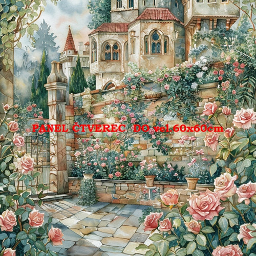 Bavlněný panel 10x10 cm