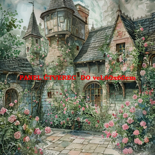 Bavlněný panel 10x10 cm — foto 1