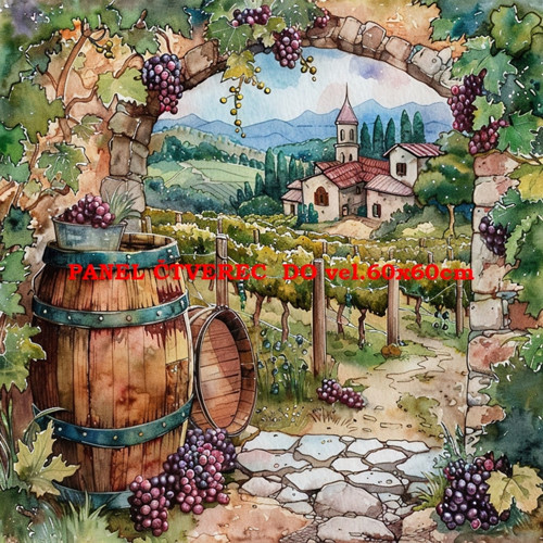 Bavlněný panel 10x10 cm — foto 1