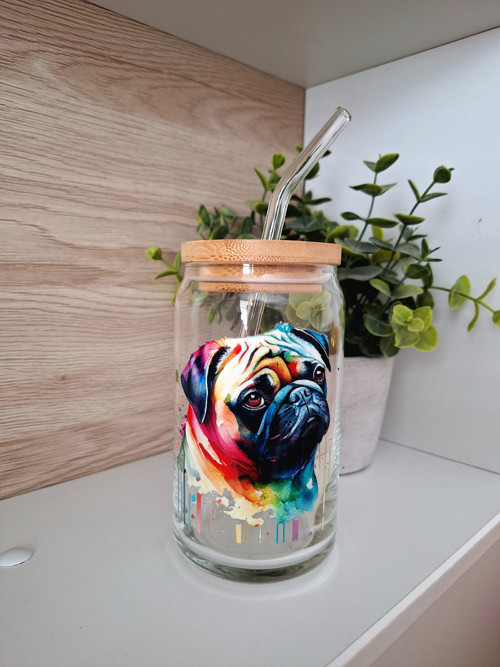 Sklenička mops — foto 1