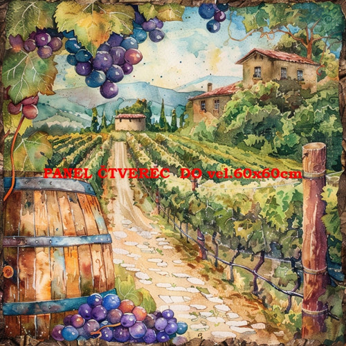 Bavlněný panel 10x10 cm — foto 1