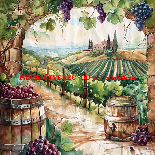 Bavlněný panel 10x10 cm — foto 1