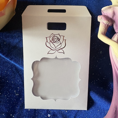 5 ks Papírová obálka 9 x 13 cm s okénkem