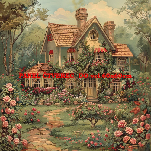 Bavlněný panel 10x10 cm