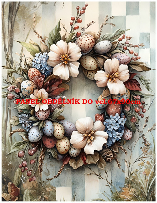 Bavlněný panel 7x10 cm