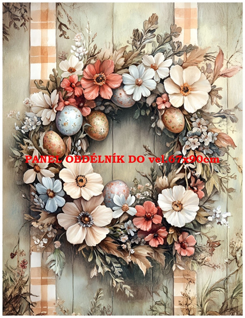 Bavlněný panel 7x10 cm — foto 1