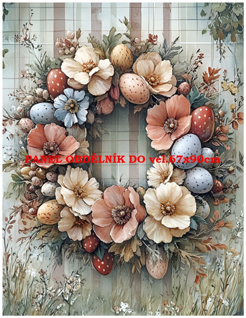 Bavlněný panel 7x10 cm — foto 1
