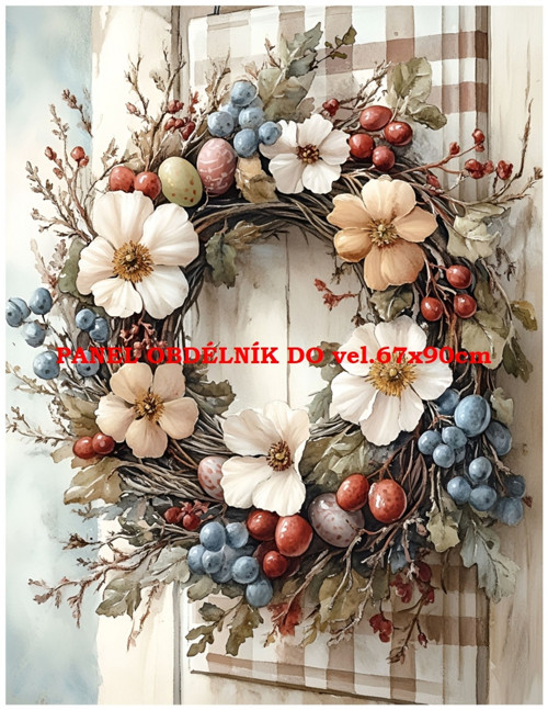 Bavlněný panel 7x10 cm — foto 1