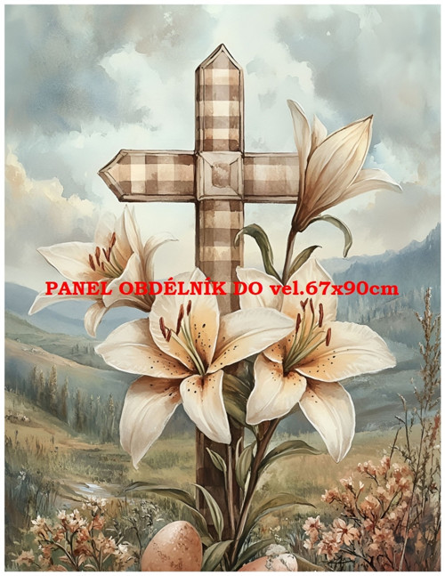 Bavlněný panel 7x10 cm — foto 1