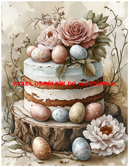 Bavlněný panel 7x10 cm