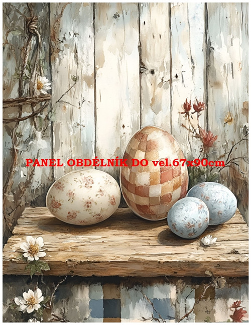 Bavlněný panel 7x10 cm