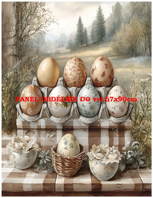 Bavlněný panel 7x10 cm