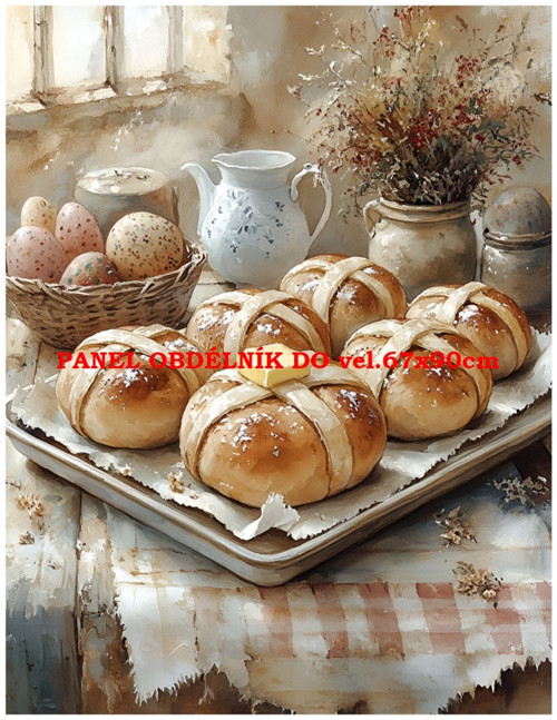 Bavlněný panel 7x10 cm — foto 1