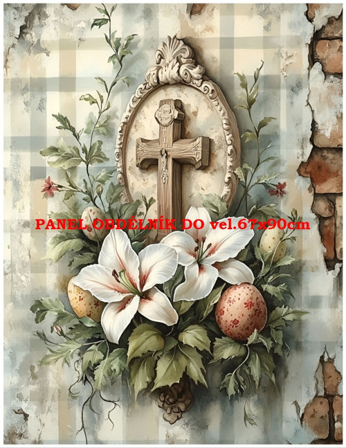 Bavlněný panel 7x10 cm
