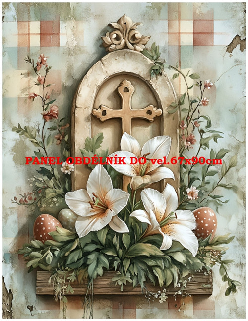 Bavlněný panel 7x10 cm — foto 1