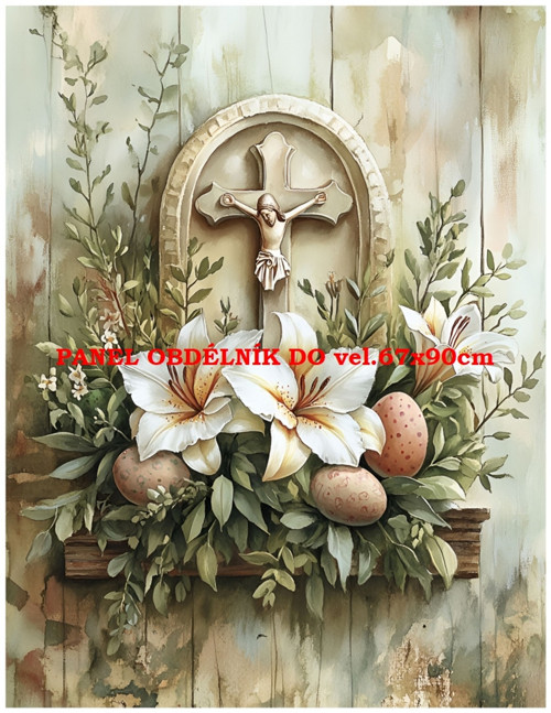 Bavlněný panel 7x10 cm