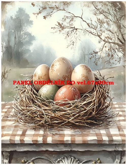Bavlněný panel 7x10 cm — foto 1