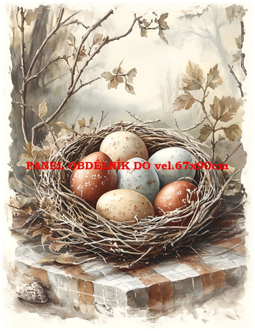 Bavlněný panel 7x10 cm — foto 1