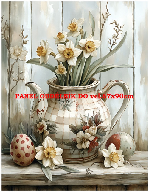 Bavlněný panel 7x10 cm