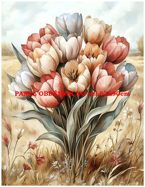 Bavlněný panel 7x10 cm — foto 1