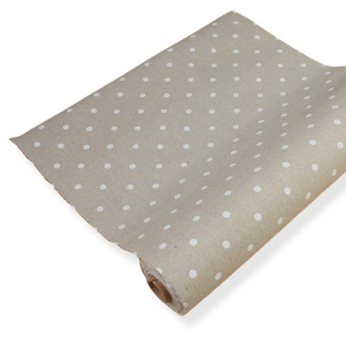 Dekorační látka s puntíky šíře 36 cm - 5 m