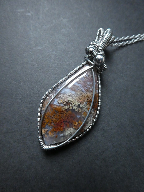 Náhrdelník Moss Agate III