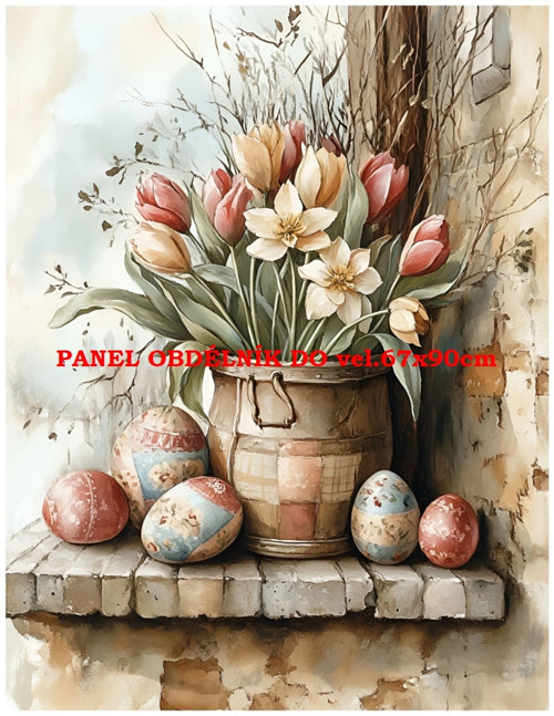 Bavlněný panel 7x10 cm