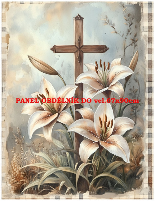 Bavlněný panel 7x10 cm — foto 1