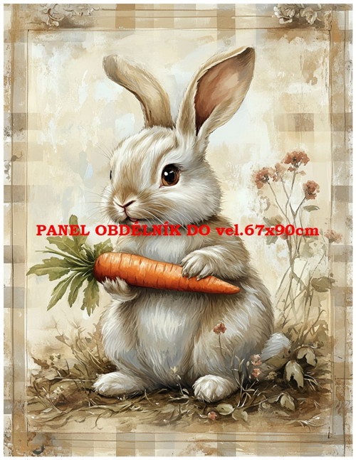 Bavlněný panel 7x10 cm