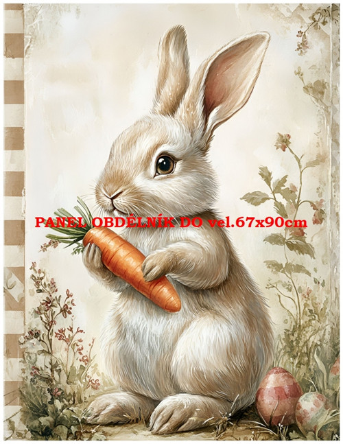 Bavlněný panel 7x10 cm