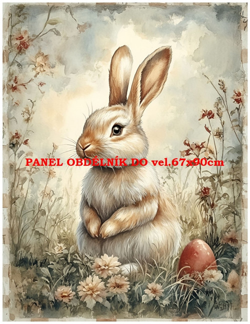 Bavlněný panel 7x10 cm